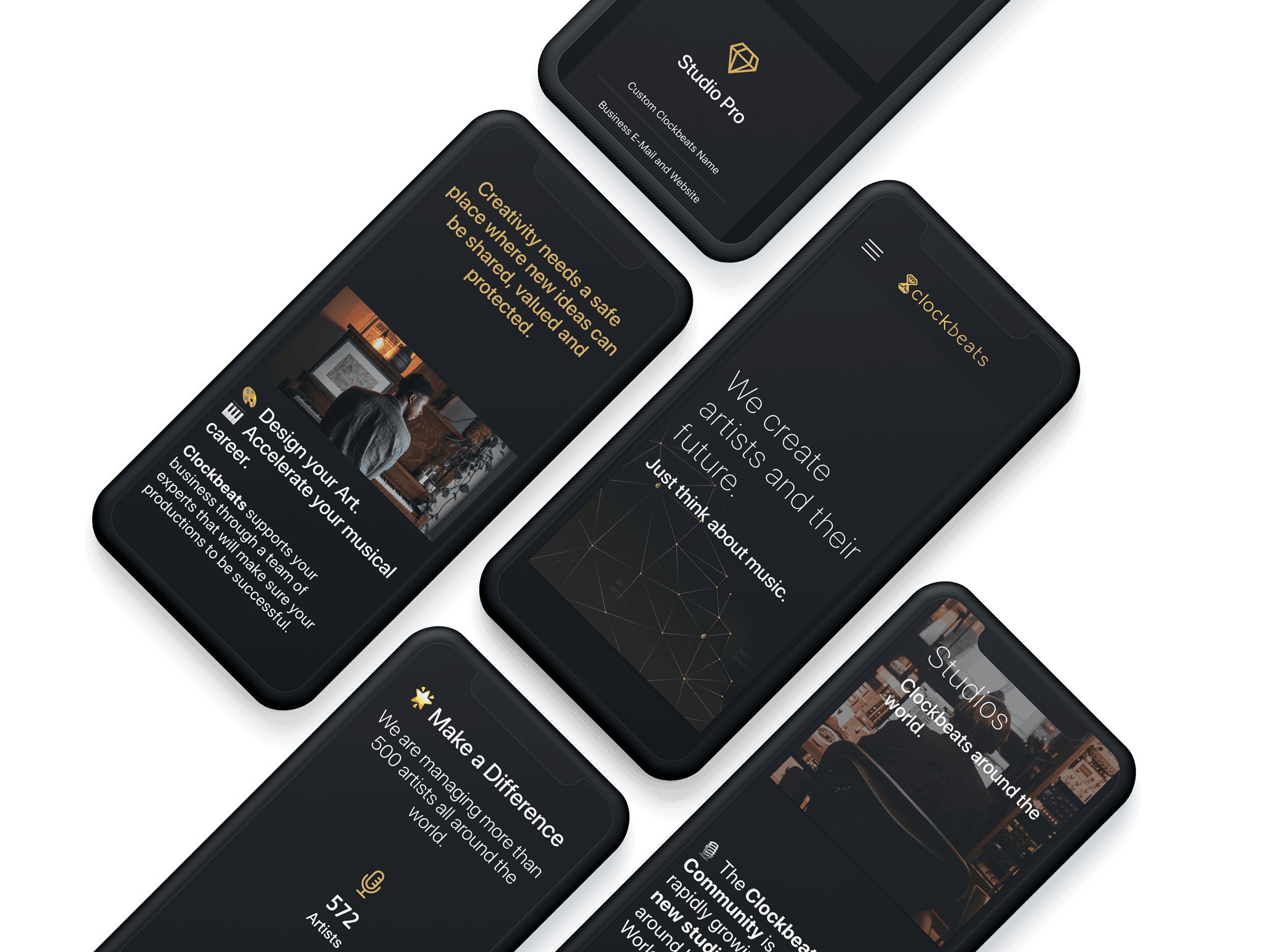 Clockbeats Mockup Mobile