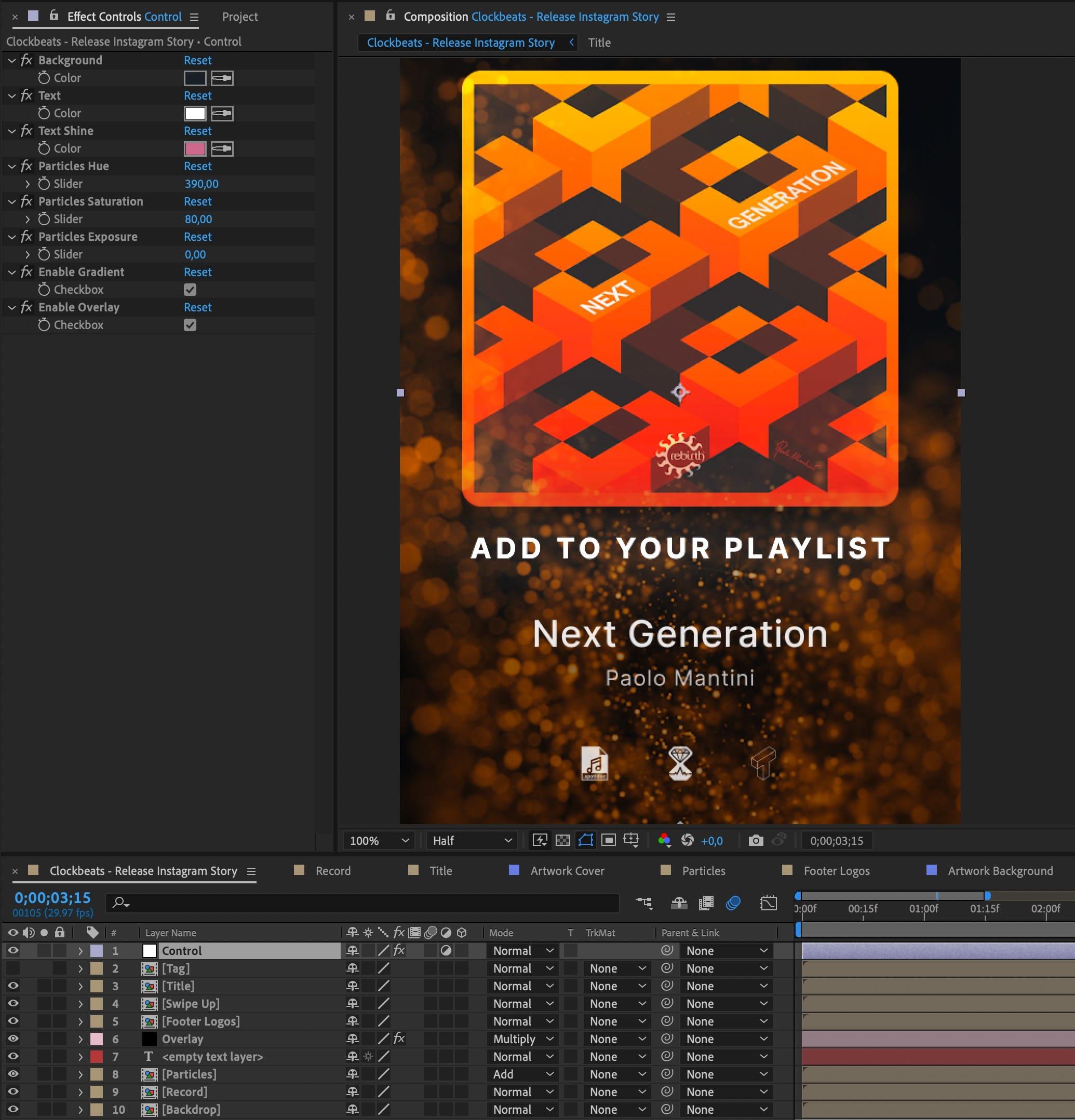 Matchfy After Effects Template