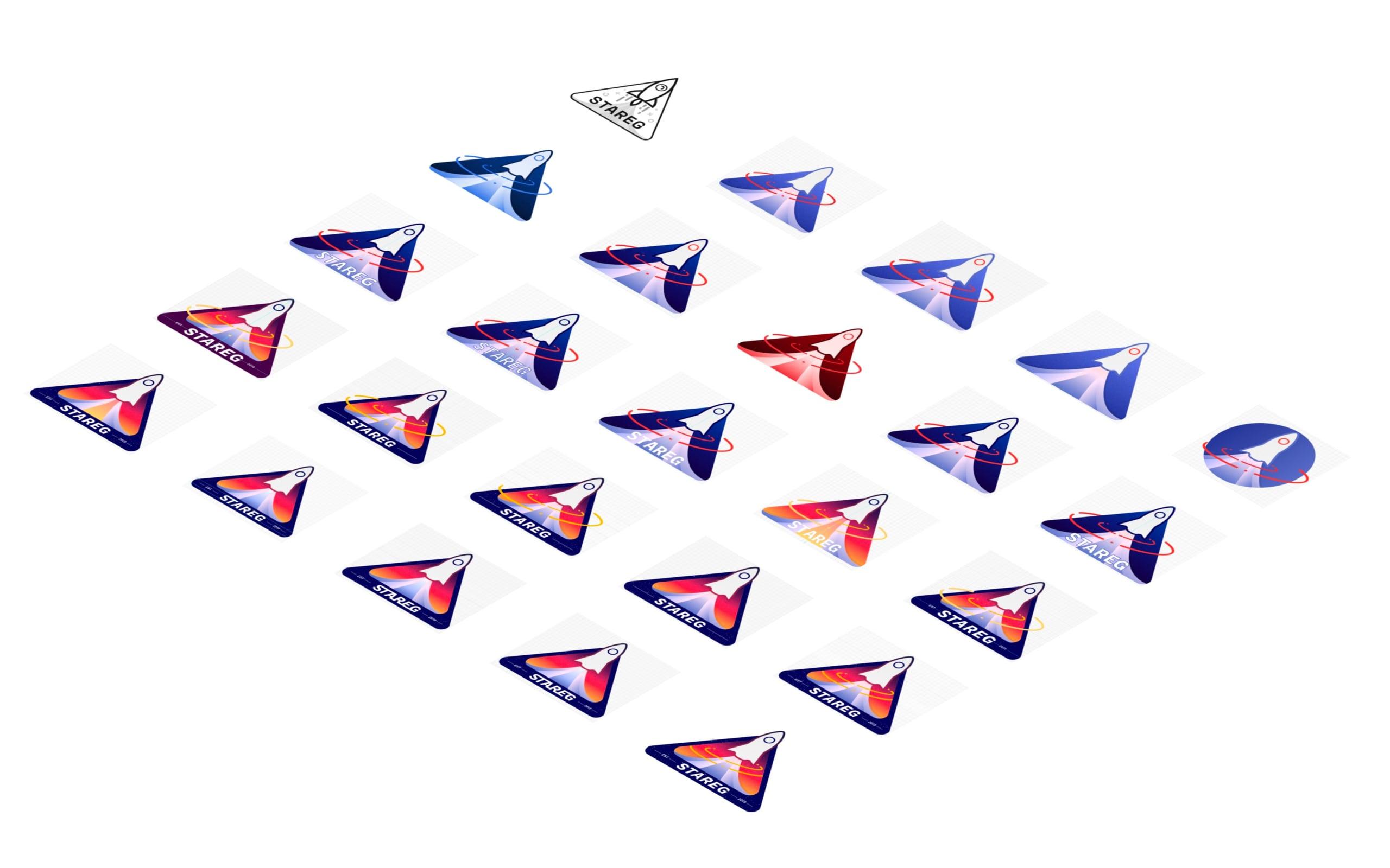 STAREG - Logo Iterations